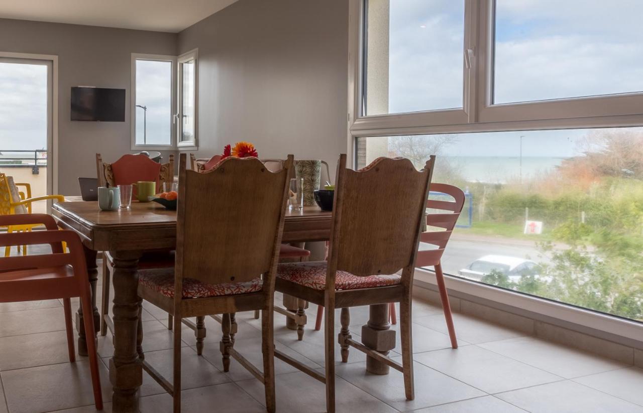 Tribord, Appt Avec Terrasse Et Vue Mer, Parking Saint-Côme-de-Fresné Esterno foto